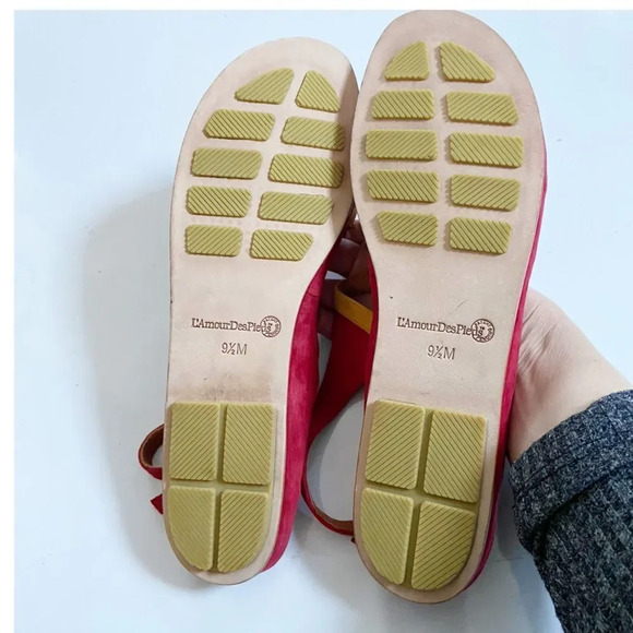 NEW L’Amour Des Pieds Darrius Multicolor Leather Comfort Sandal size 39.5 US 9 - Picture 8 of 10